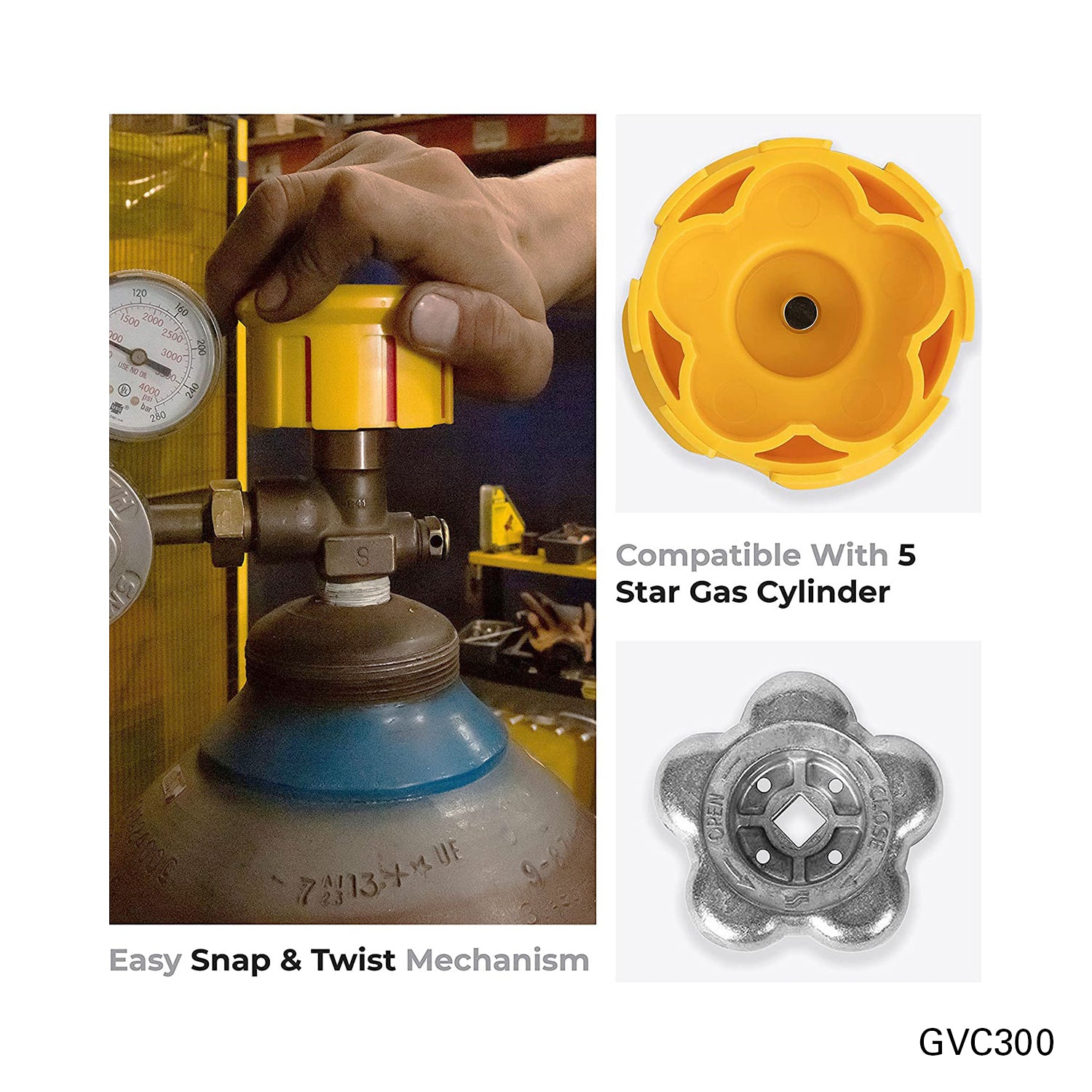 Indicadores de válvulas de cilindros de gas EZ-View 