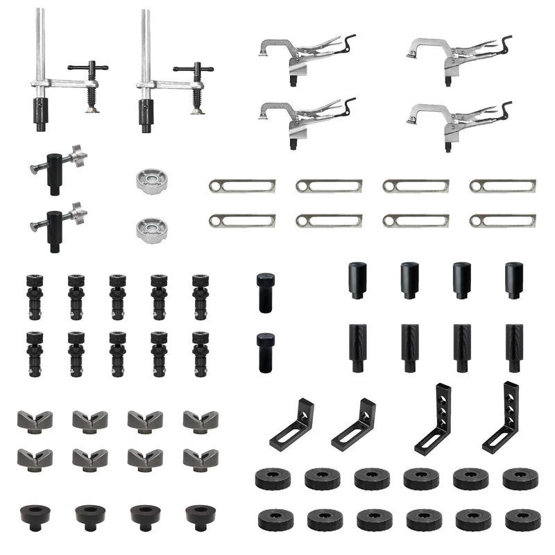 66-pc. Fixturing Kit, Fit 5/8 Holes