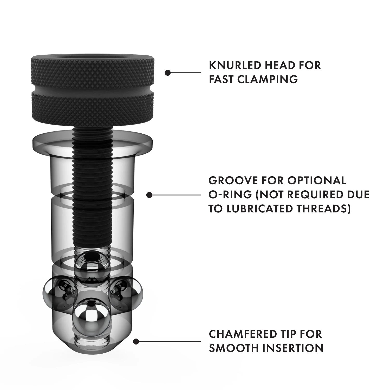 Ball Lock Bolts, 28 mm
