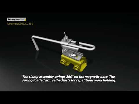 Magnetic Welding Finger with Brass Tip, 35 lb.