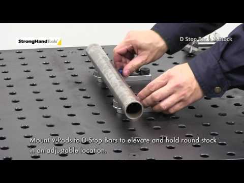 D-Stop Bar, 5/8 Holes