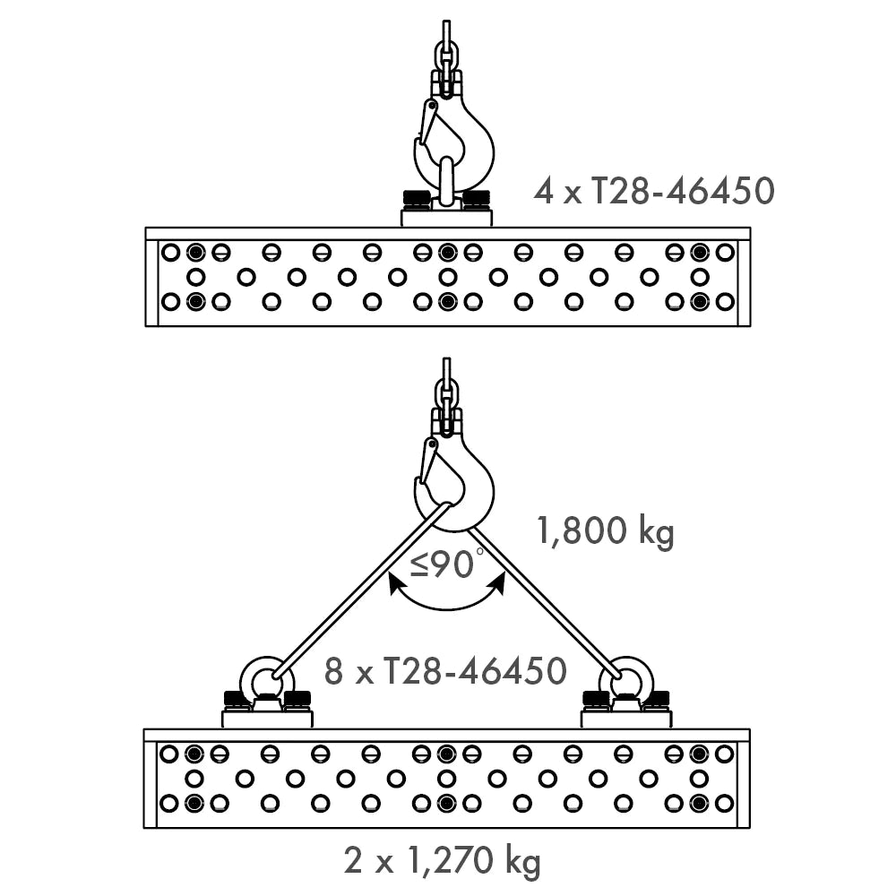 Lifting Bracket, 28 mm